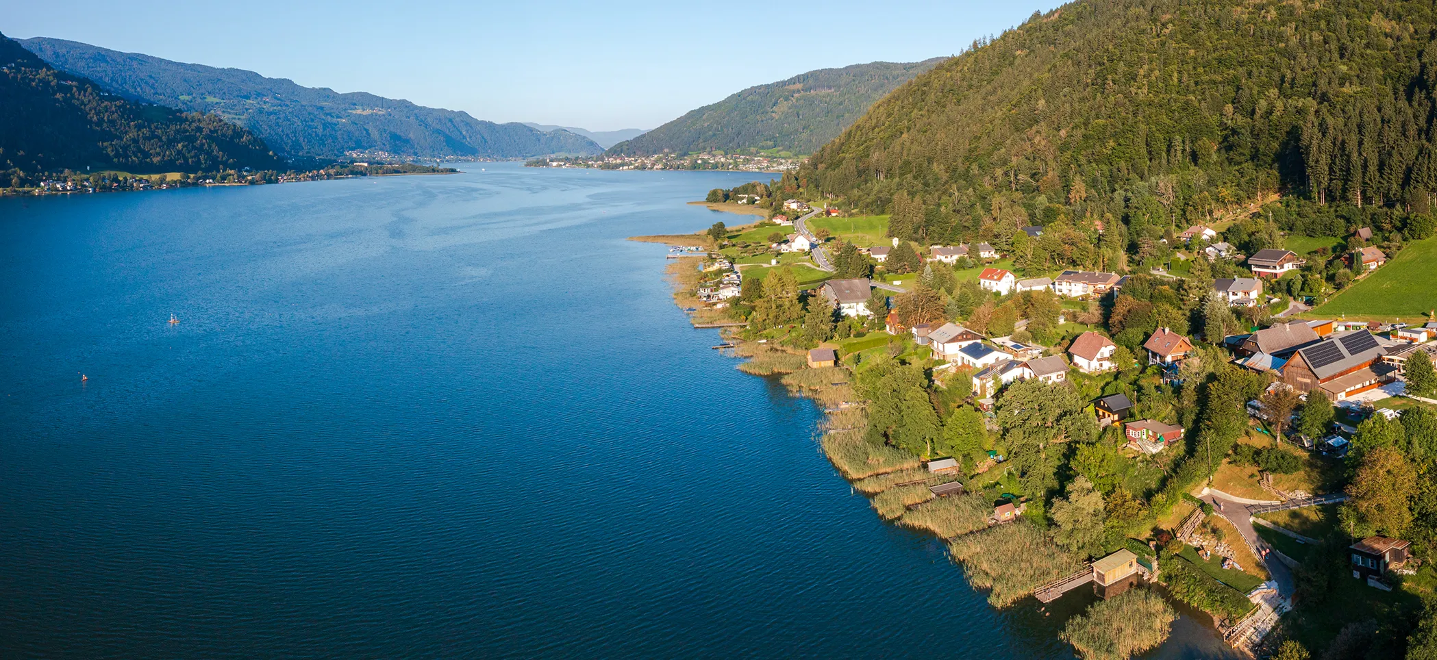 Ossiacher See Südufer bei Heiligen Gestade